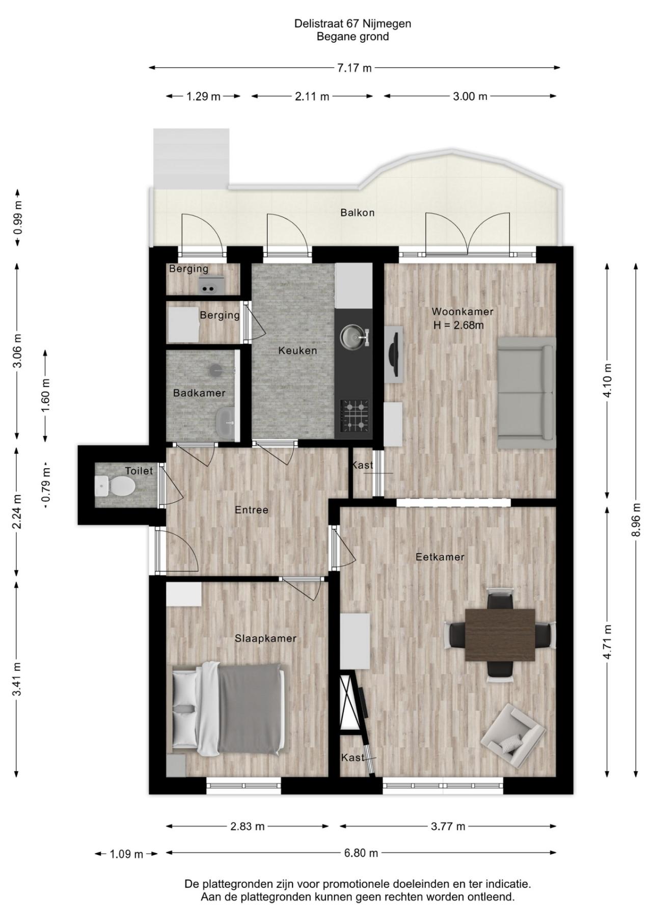 Delistraat 67, Nijmegen (6524 KN)