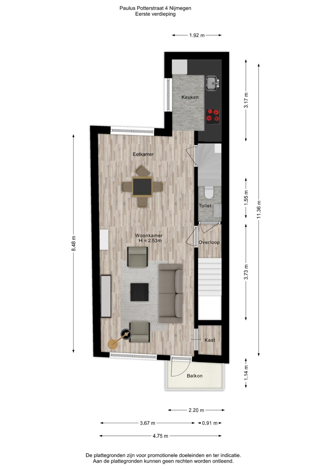 Paulus Potterstraat 4, Nijmegen (6523 CR)
