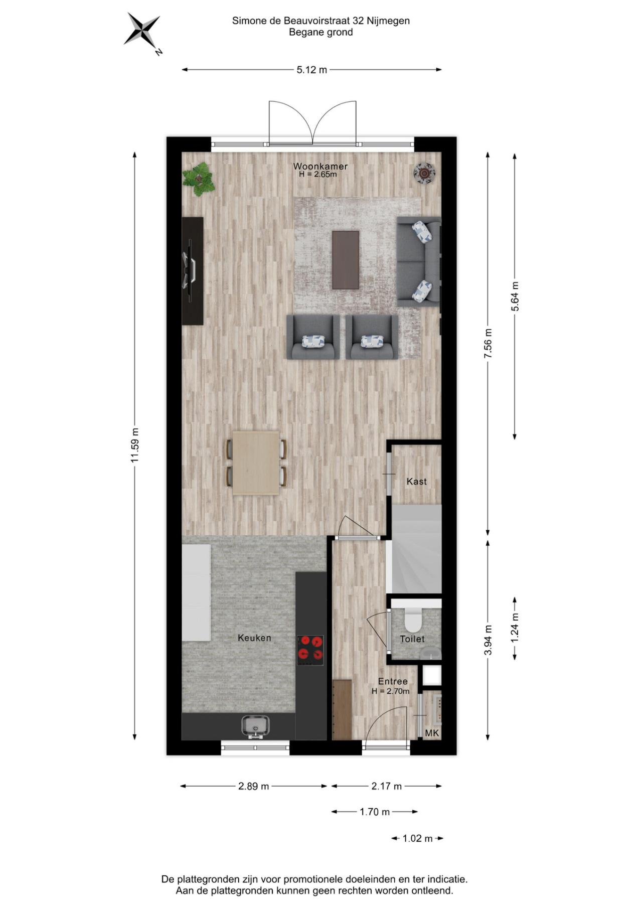 Simone de Beauvoirstraat 32, Nijmegen (6515 XG)