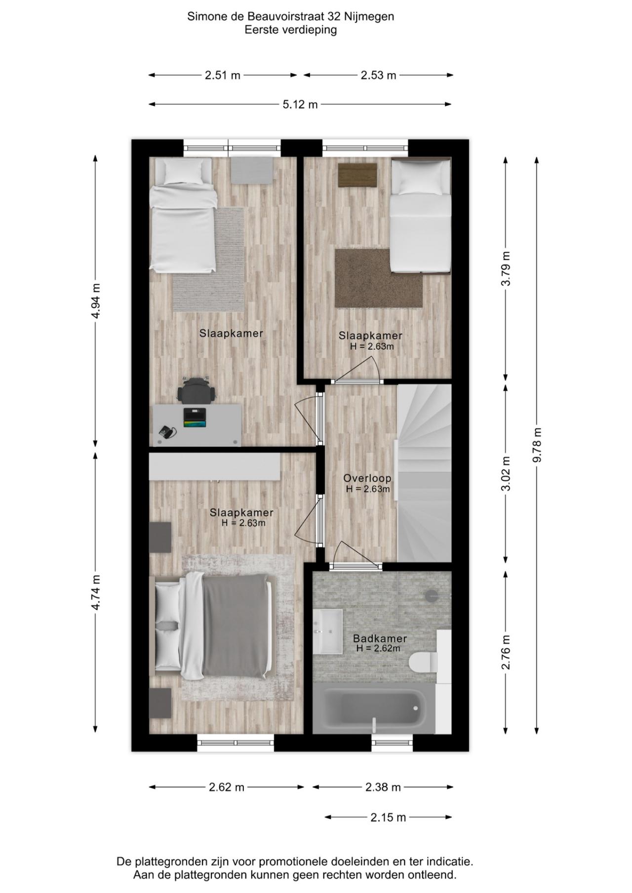 Simone de Beauvoirstraat 32, Nijmegen (6515 XG)