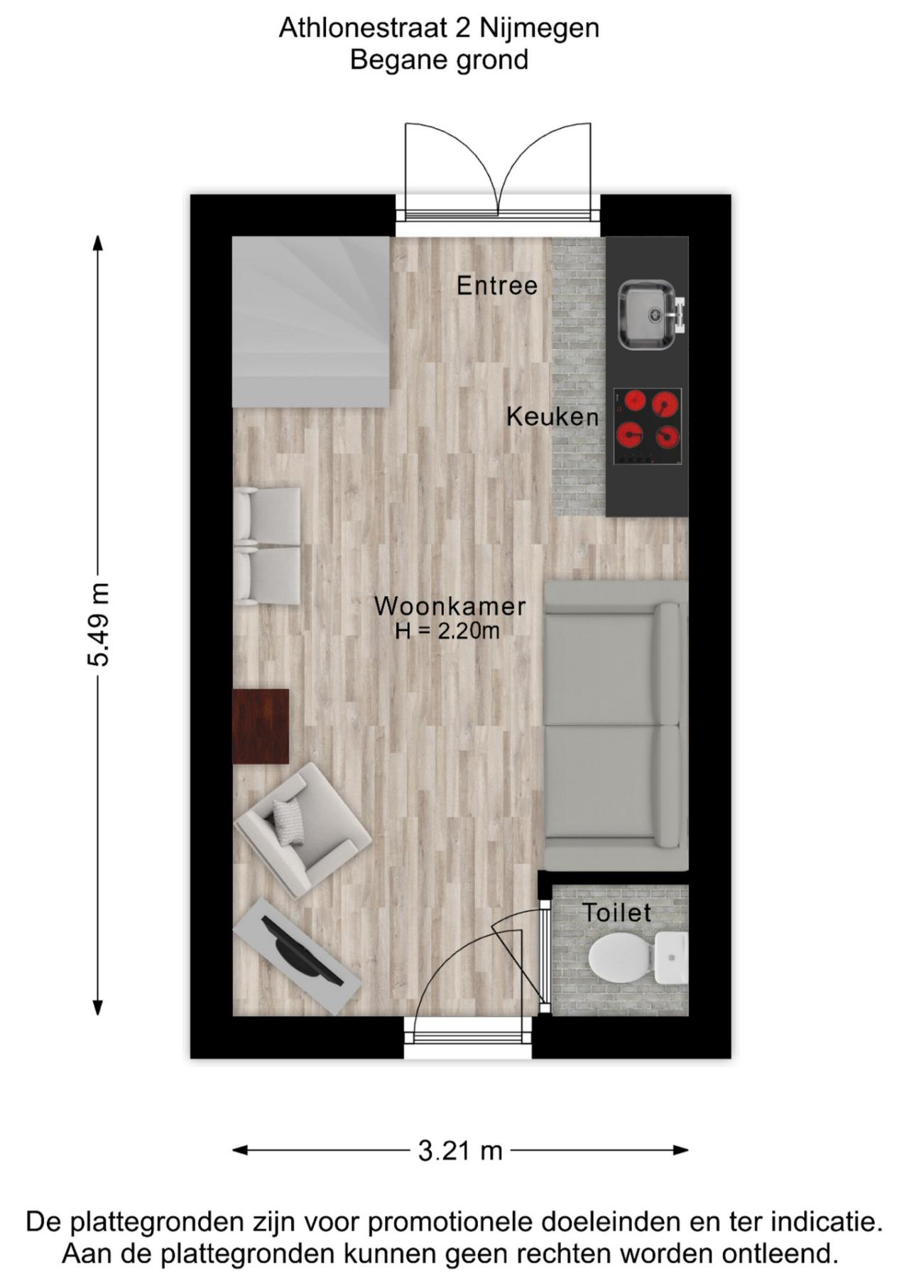 Athlonestraat 2, Nijmegen (6524 BH)