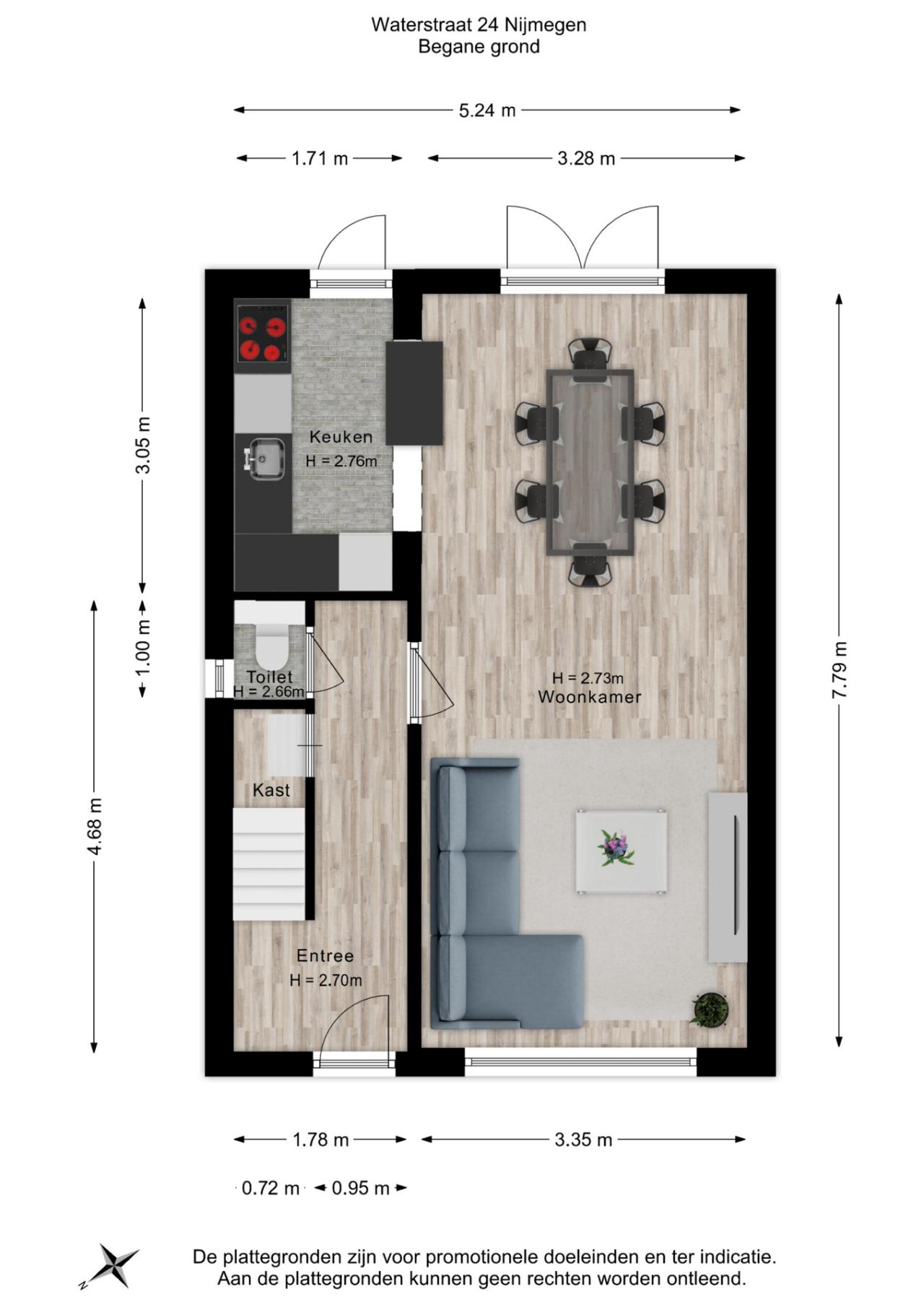 Waterstraat 24, Nijmegen (6541 TK)