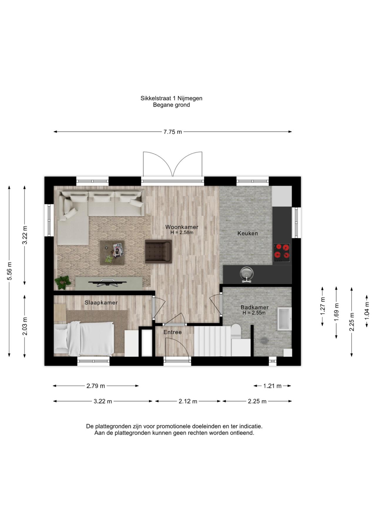 Sikkelstraat 1, Nijmegen (6532 VA)