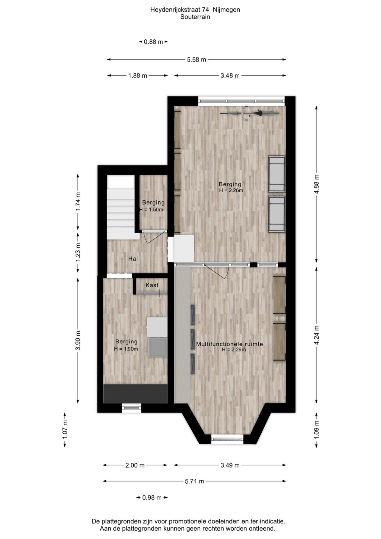 Heydenrijckstraat 74, Nijmegen (6521 LR)