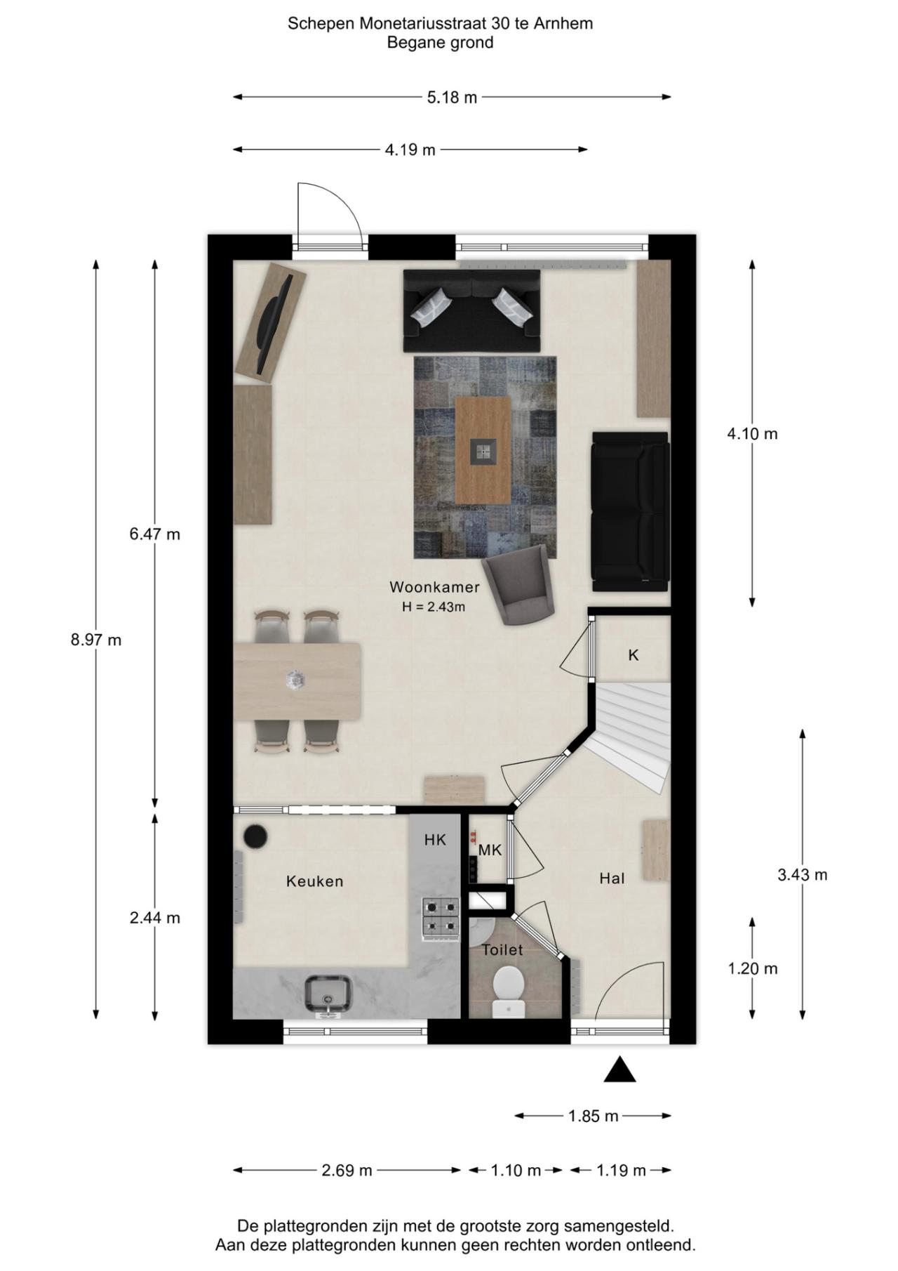 Schepen Monetariusstraat 30, Arnhem (6831 KN)