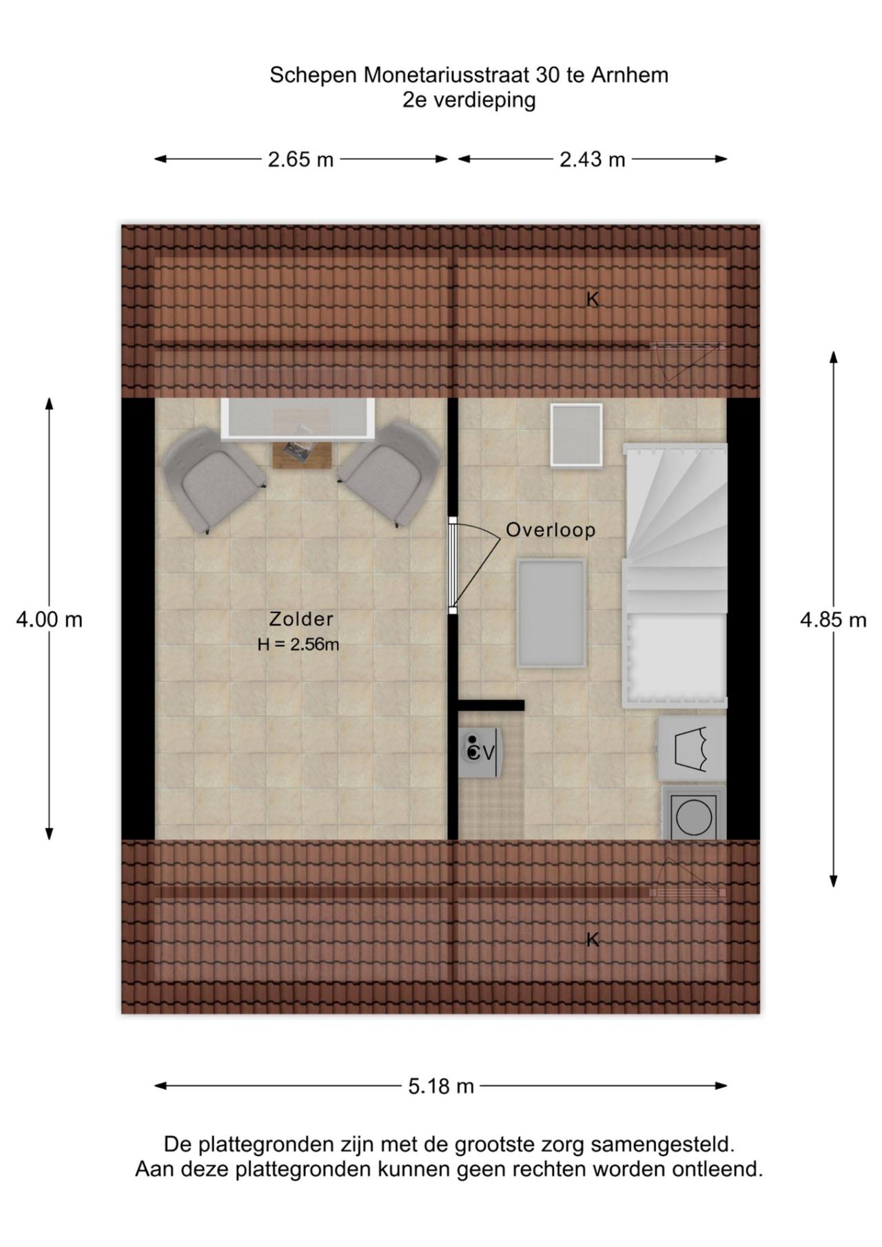 Schepen Monetariusstraat 30, Arnhem (6831 KN)
