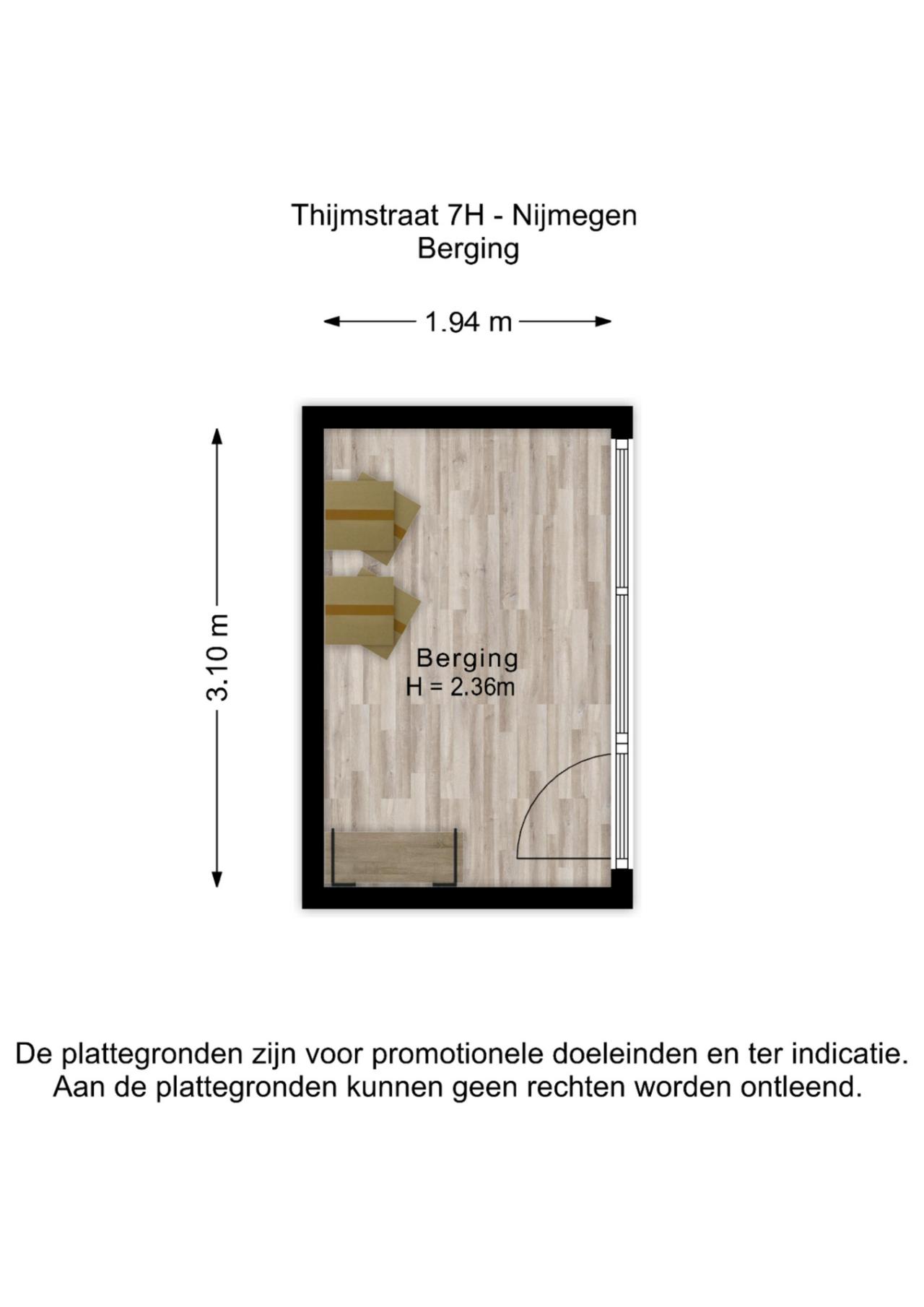 Thijmstraat 7H, Nijmegen (6531 CM)