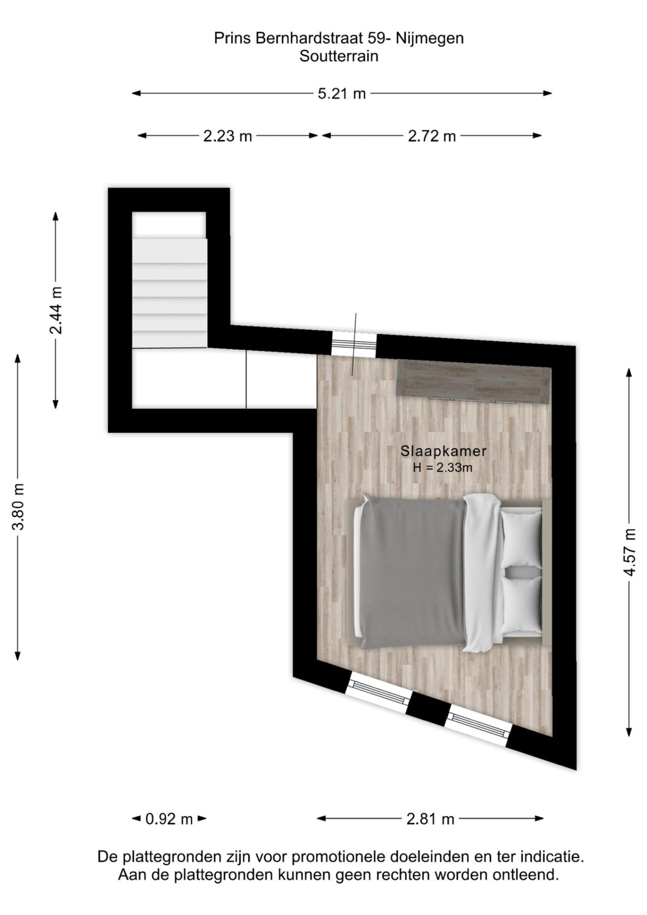 Prins Bernhardstraat 59, Nijmegen (6521 AD)
