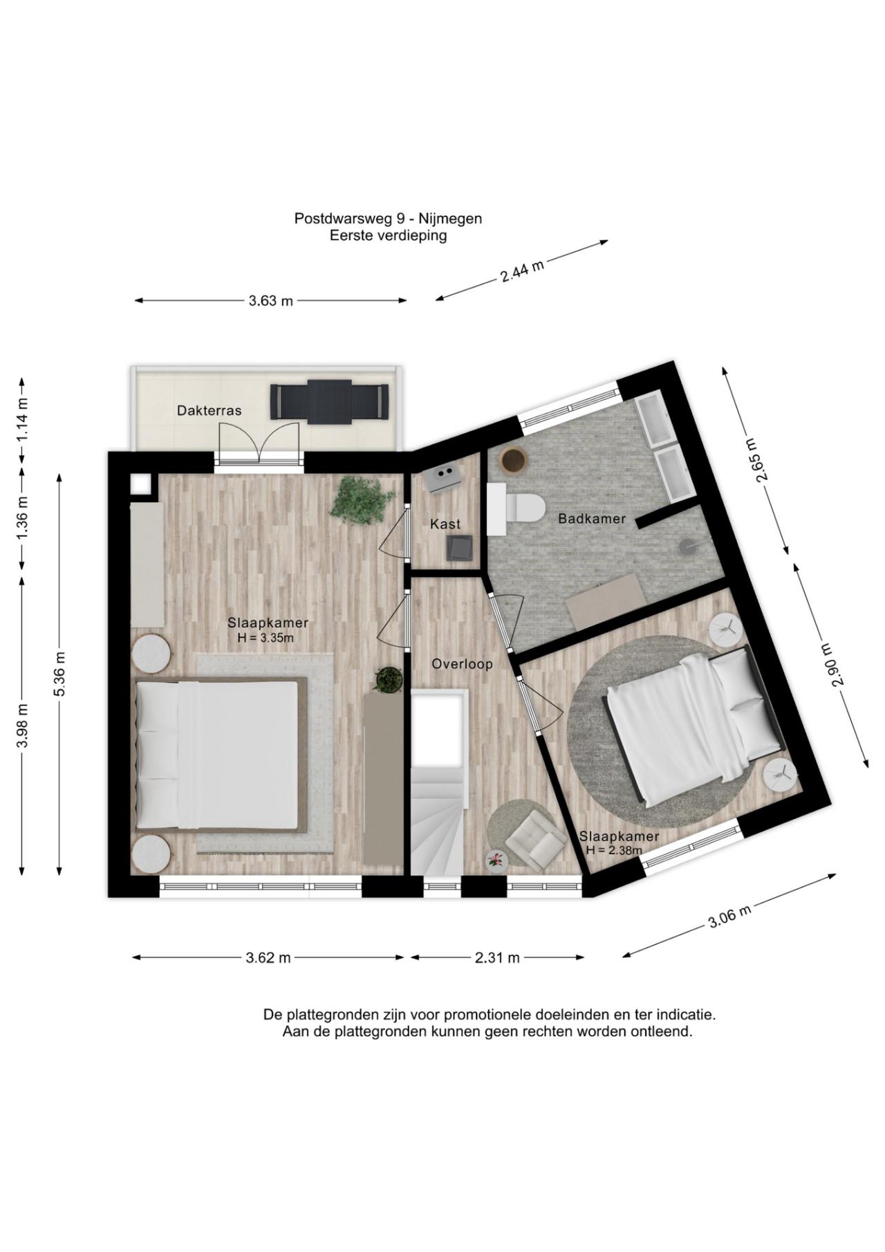 Postdwarsweg 9, Nijmegen (6523 GC)