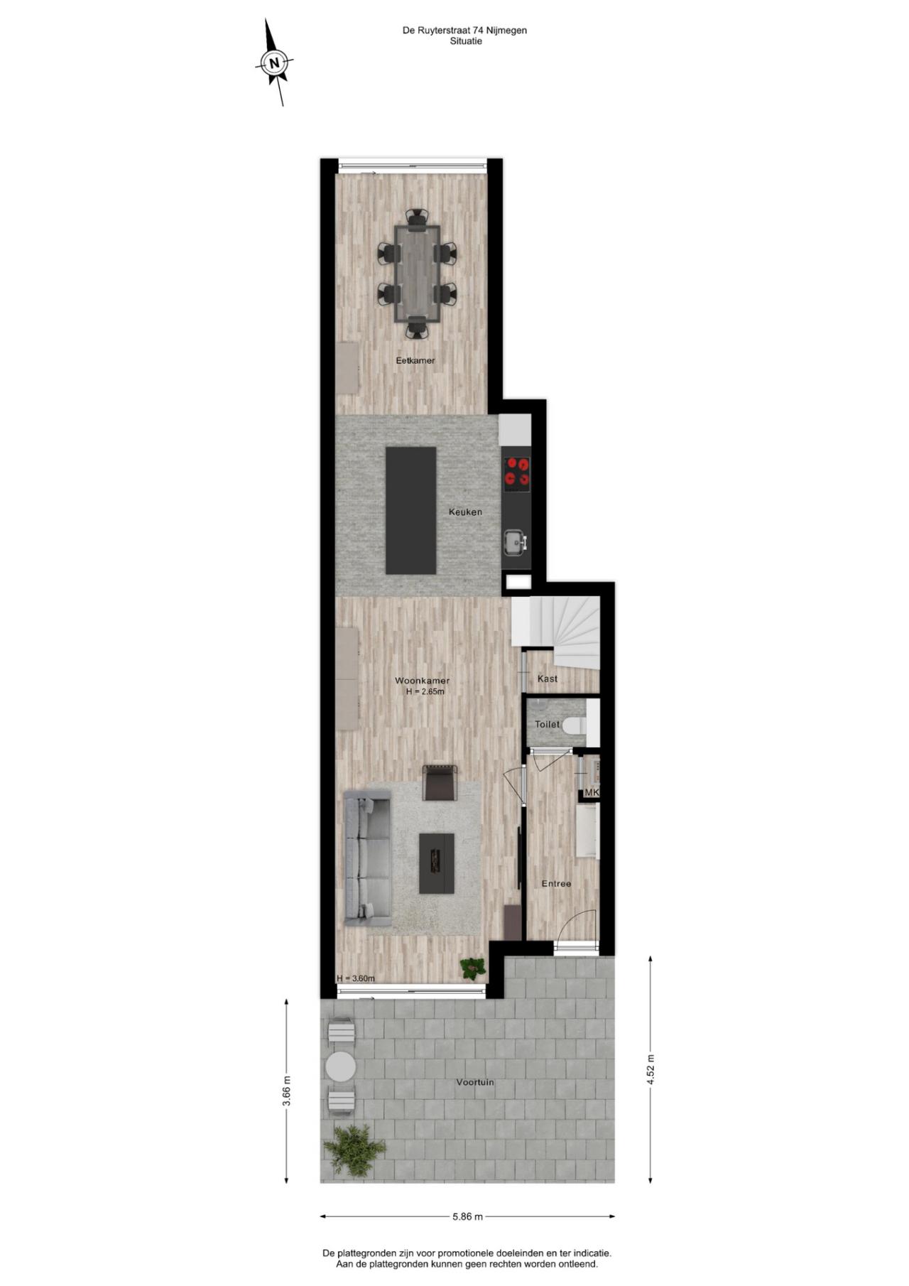 de Ruyterstraat 74, Nijmegen (6512 GE)