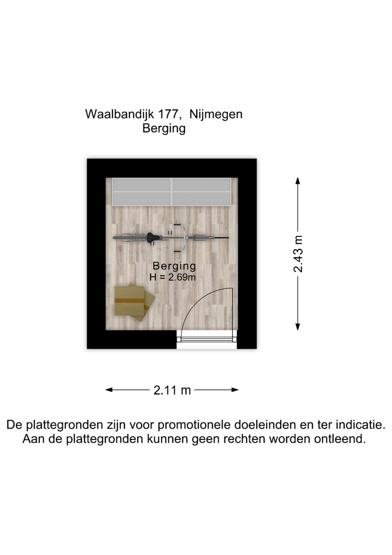 Waalbandijk 177, Nijmegen (6541 AA)