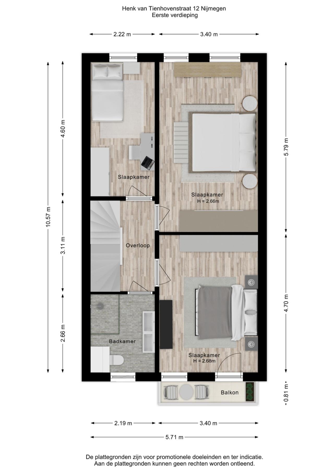 Henk van Tienhovenstraat 12, Nijmegen (6543 JB)