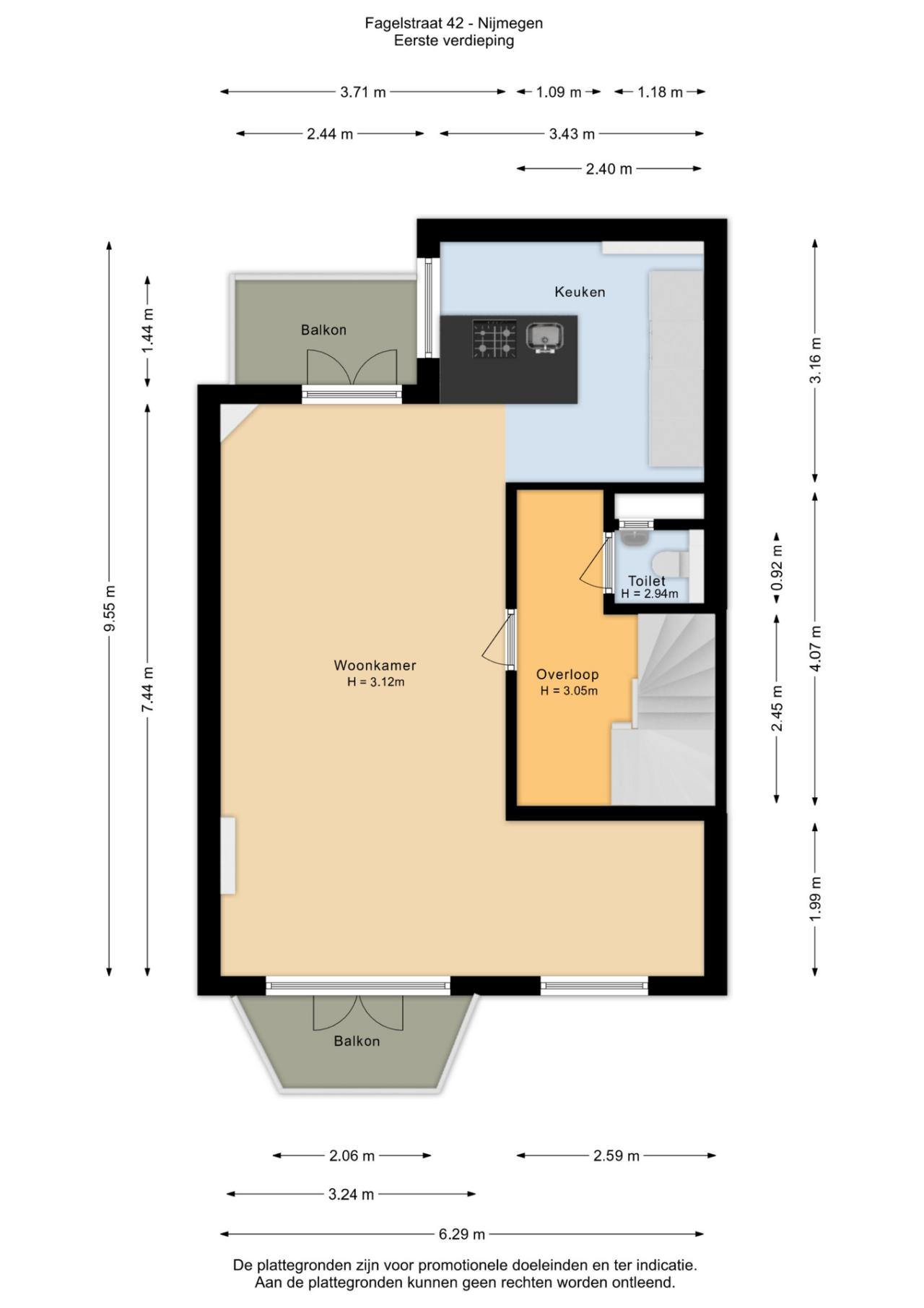 Fagelstraat 42, Nijmegen (6524 CG)