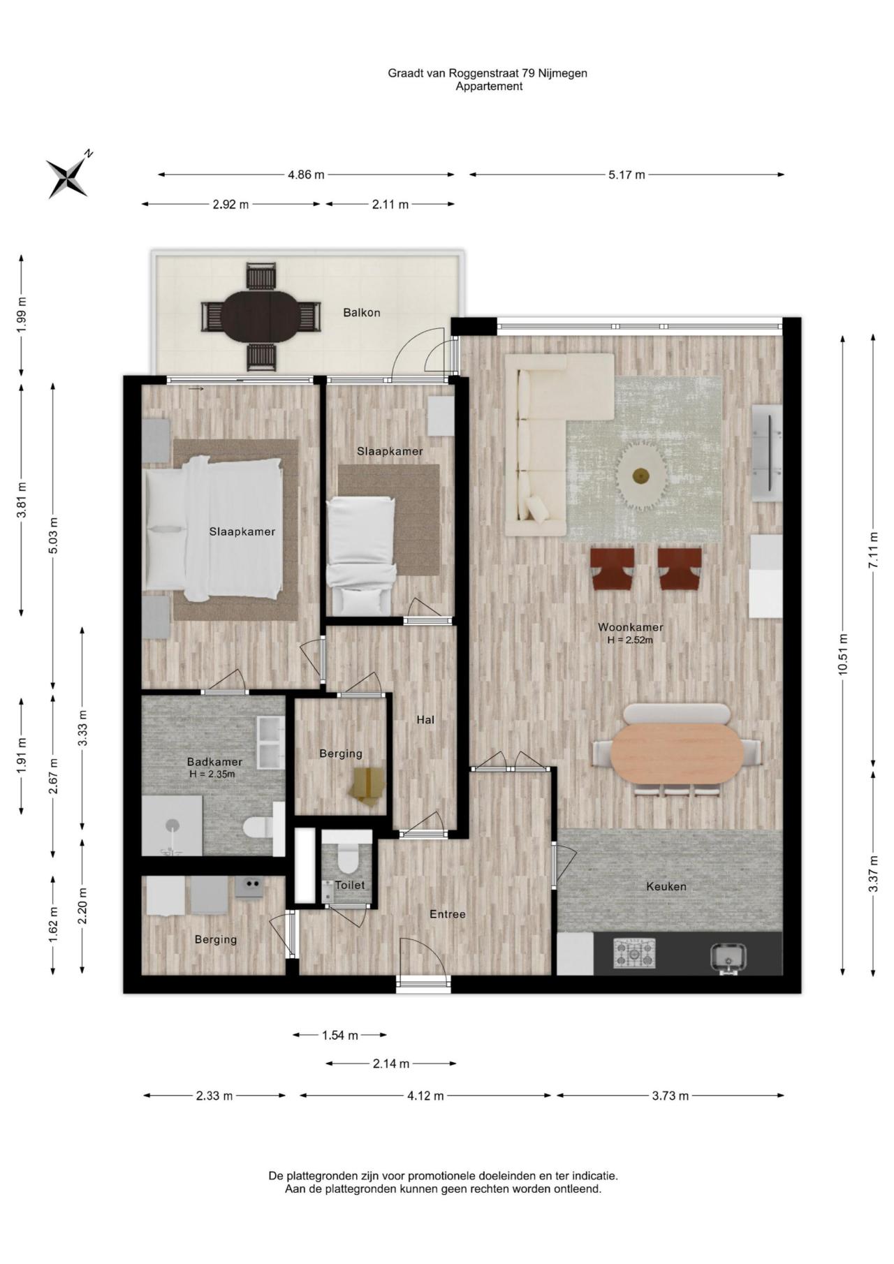 Graadt van Roggenstraat 79, Nijmegen (6522 AW)