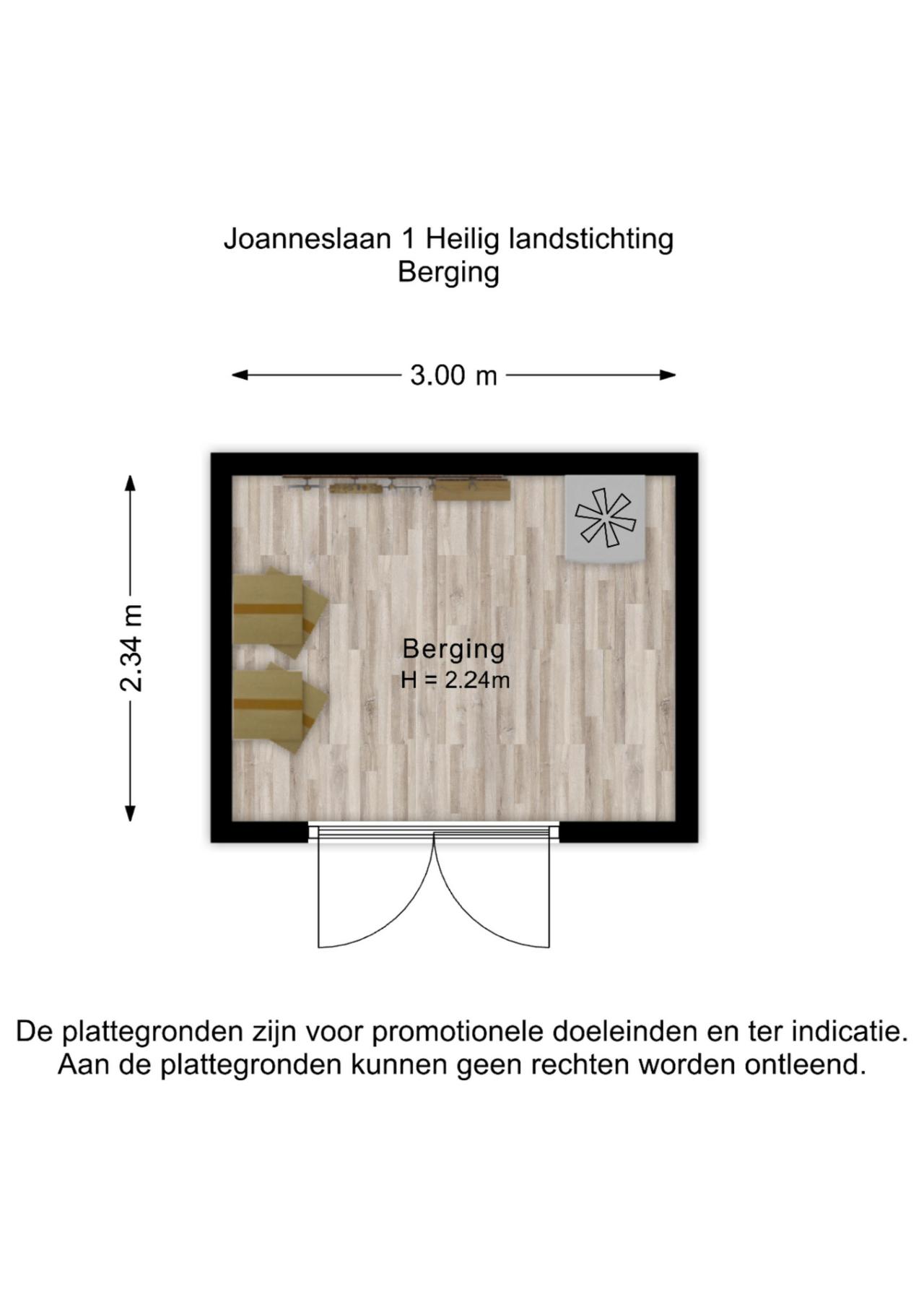Joanneslaan 1, Heilig Landstichting (6564 AE)